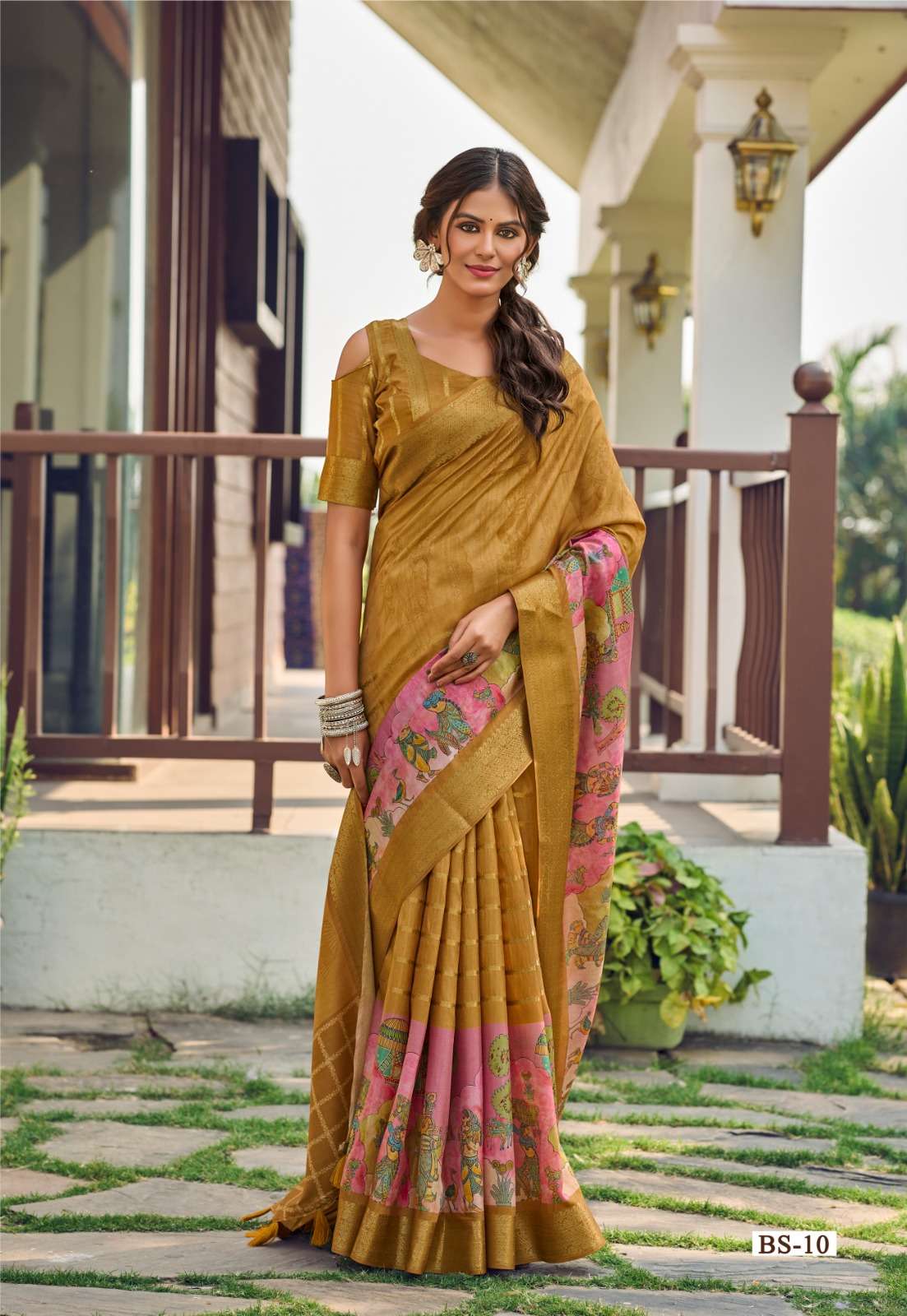 Shvetamber Buddeleia silk Part 2 SOft handloom crush Buddeleia Kalamkari silk fabric on saree Reseller In Surat Shvetamber Buddeleia silk Part 2 SOft handloom crush Buddeleia Kalamkari silk fabric on saree Reseller In Surat